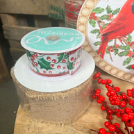 Cardinal wreath kit - DIY kit - Xmaskit1