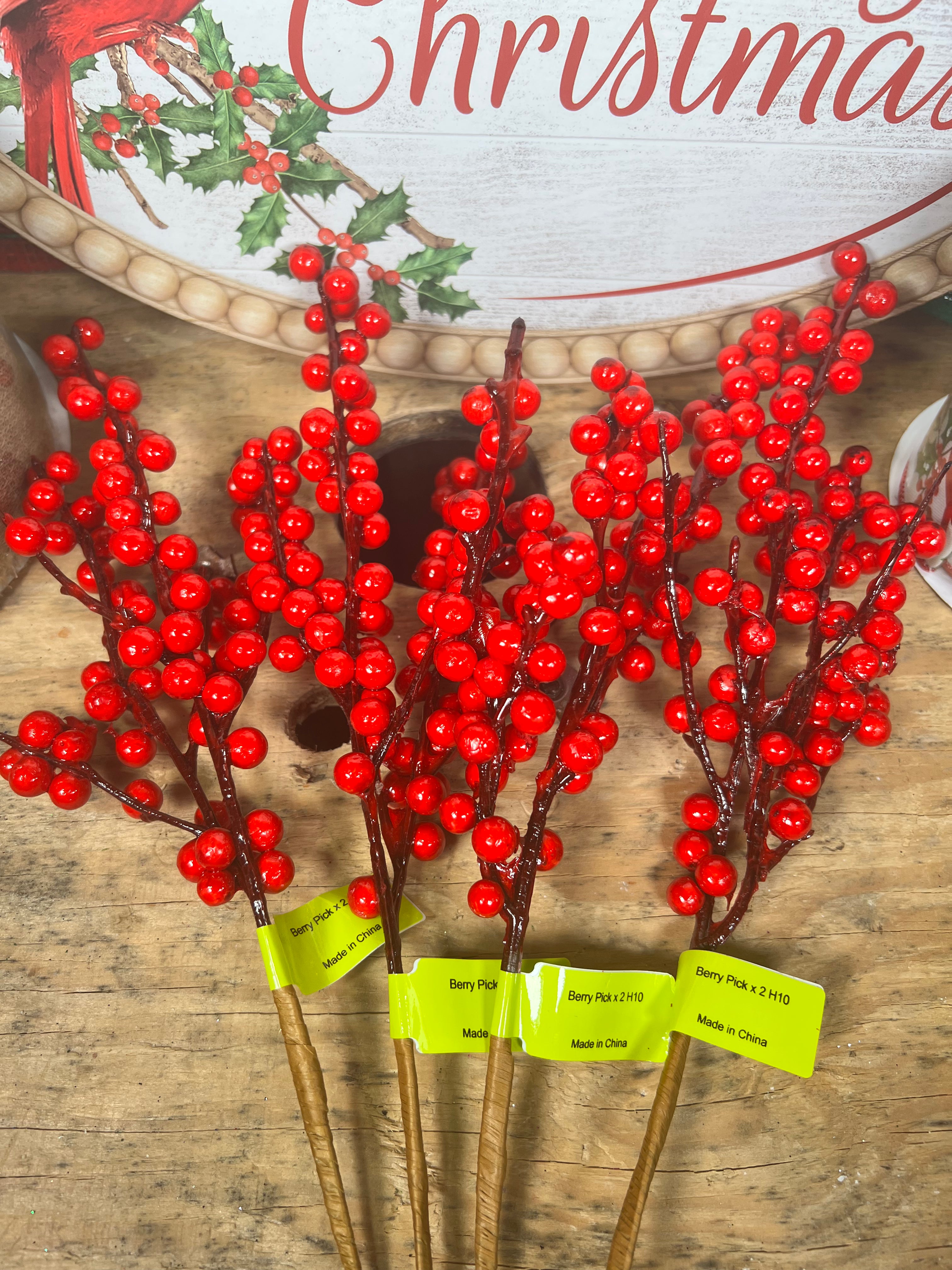 Cardinal wreath kit - DIY kit - Xmaskit1