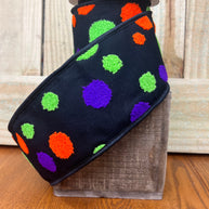 Multi- Colored Polka Dots Textured Fused 4