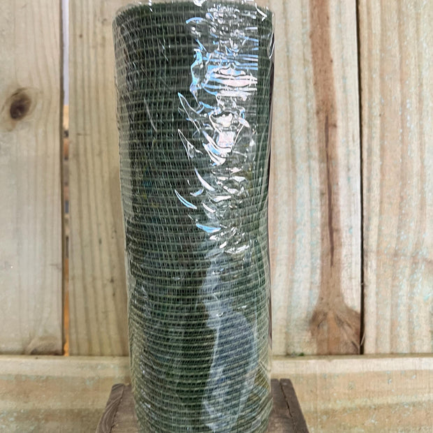 10" x 10Y moss green fabric mesh , wreath making supplies, everyday design materials, RY831249 - MBcraftssupplyco