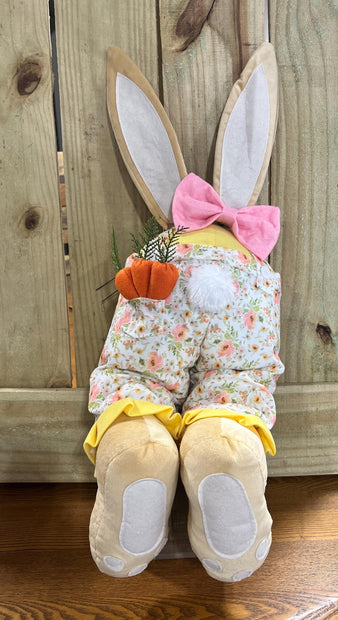 27" Blue bunny butt wreath attachment, wreath embellishment, Easter decor, Easter bunny, HE7336 - MBcraftssupplyco