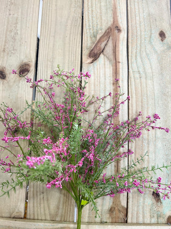 22" pink filler bush, wreath embellishment, spring floral, 63097PK - MBcraftssupplyco