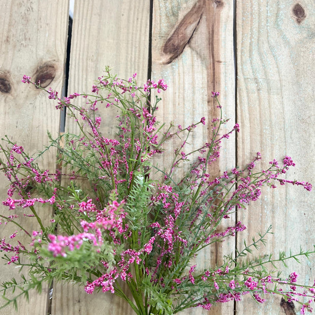 22" pink filler bush, wreath embellishment, spring floral, 63097PK - MBcraftssupplyco