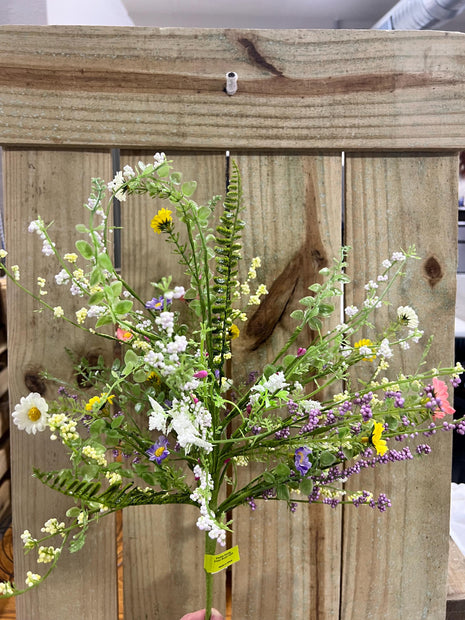 24" Petite Daisy Filler Bush, wreath embellishment, spring floral,63087BU24 - MBcraftssupplyco