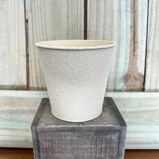 Yellow planter , floral arrangement container, Easter decor, plant pot - MBcraftssupplyco