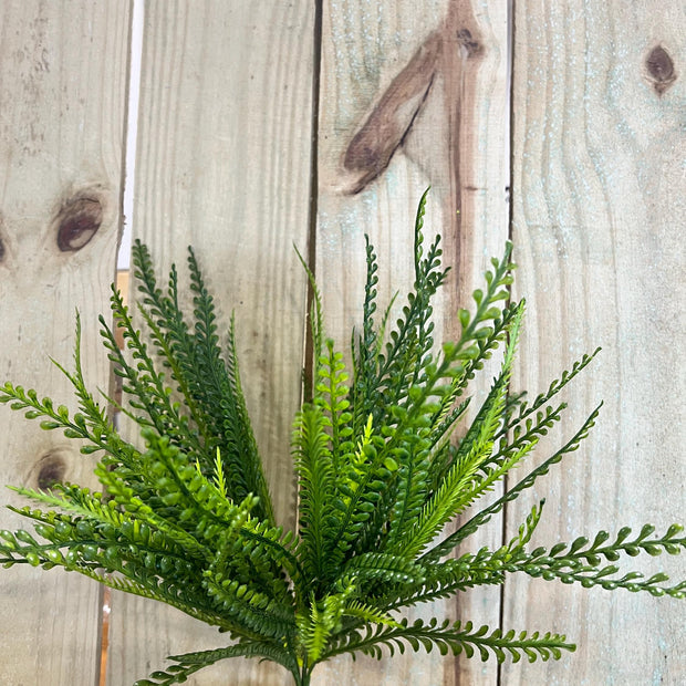 18" Plastic beaded grass Bush , wreath embellishment, greenery spray, 13094GN - MBcraftssupplyco